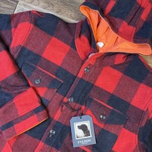 NWT Filson Snohomish Reversible Jacket Buffalo Plaid Wool Men’s Size XXL $425